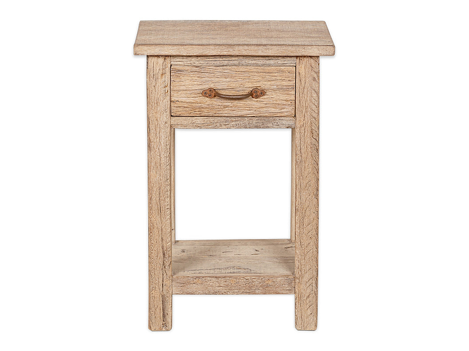 Ibo Reclaimed Wood Bedside Table - Natural