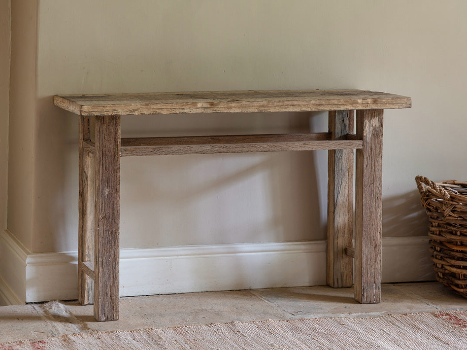 Ibo Reclaimed Wood Console Table - Natural