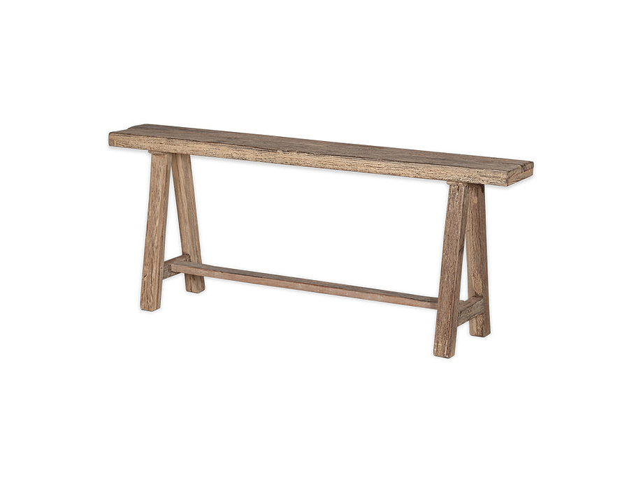 Ibo Reclaimed Wood Long Bench - Natural