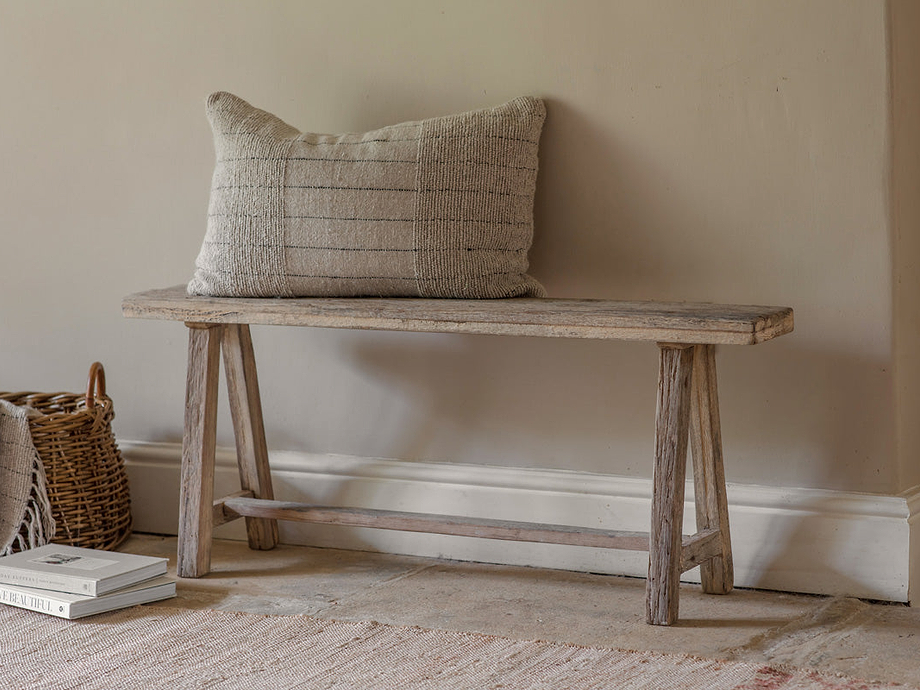 Ibo Reclaimed Wood Long Bench - Natural