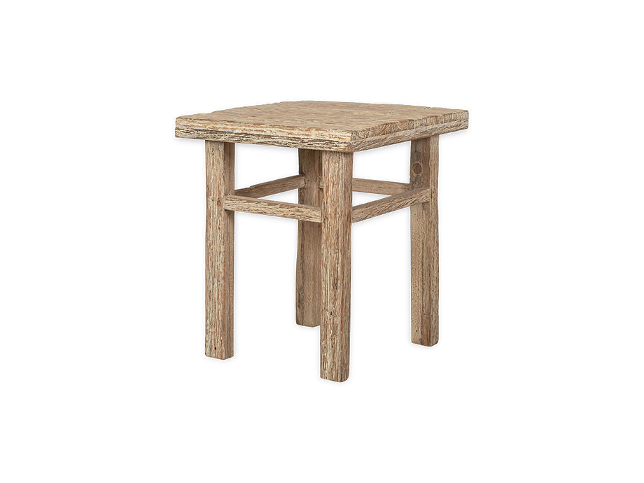Ibo Reclaimed Wood Side Table - Natural