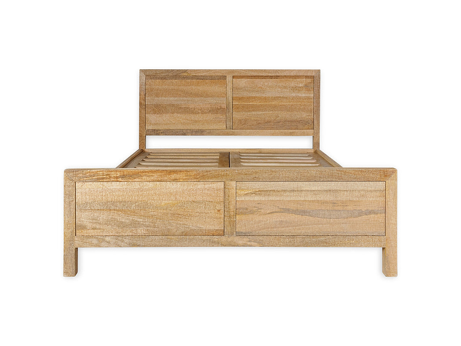 Indali Mango Wood Bed - Natural