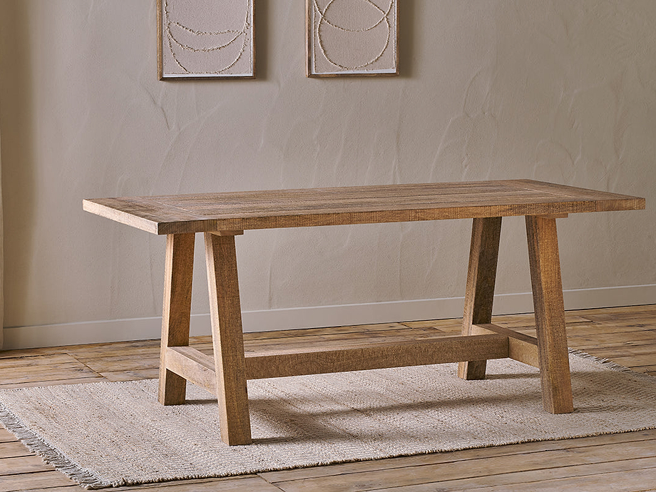 Indali Mango Wood Dining Table - Natural