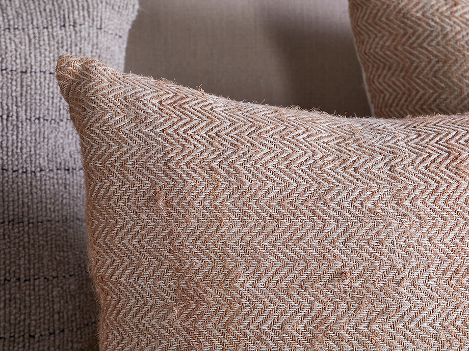 Indie Recycled Cushion Cover - Rust