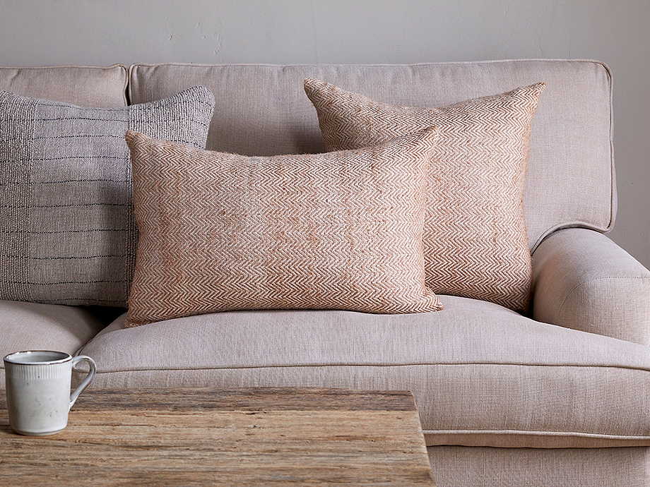 Indie Recycled Cushion Cover - Rust