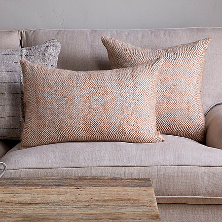 Indie Recycled Cushion Cover - Rust-nkuku