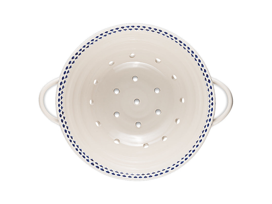 Indigo Drop Colander - Indigo