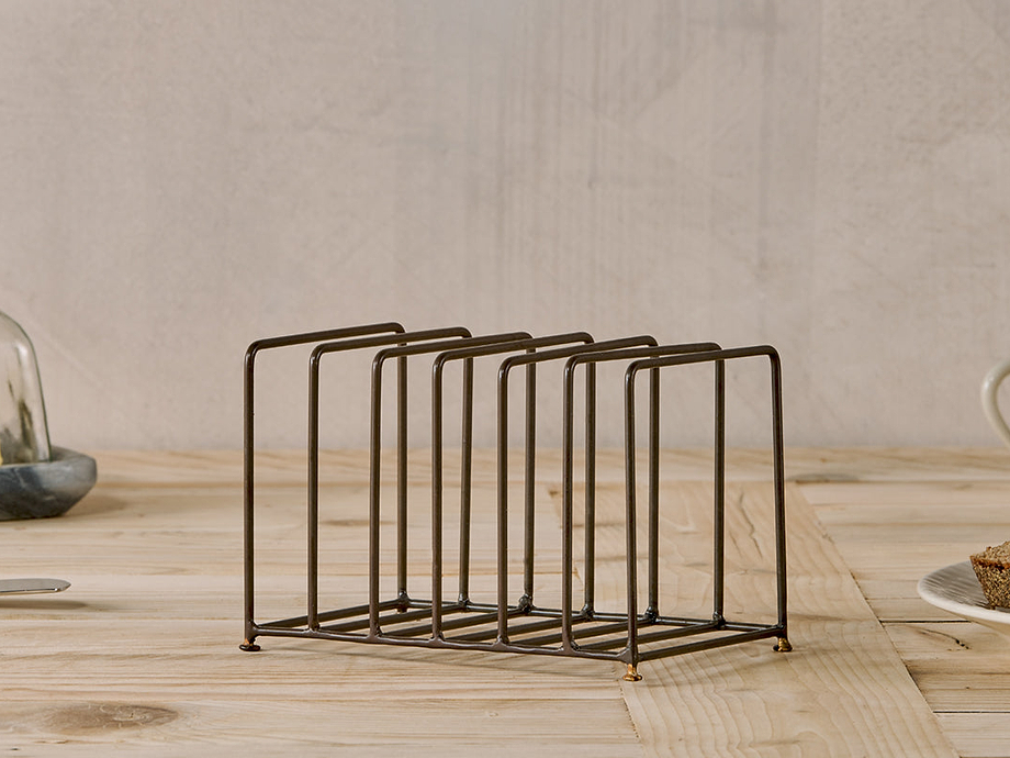 Inkollu Toast Rack - Aged Brass