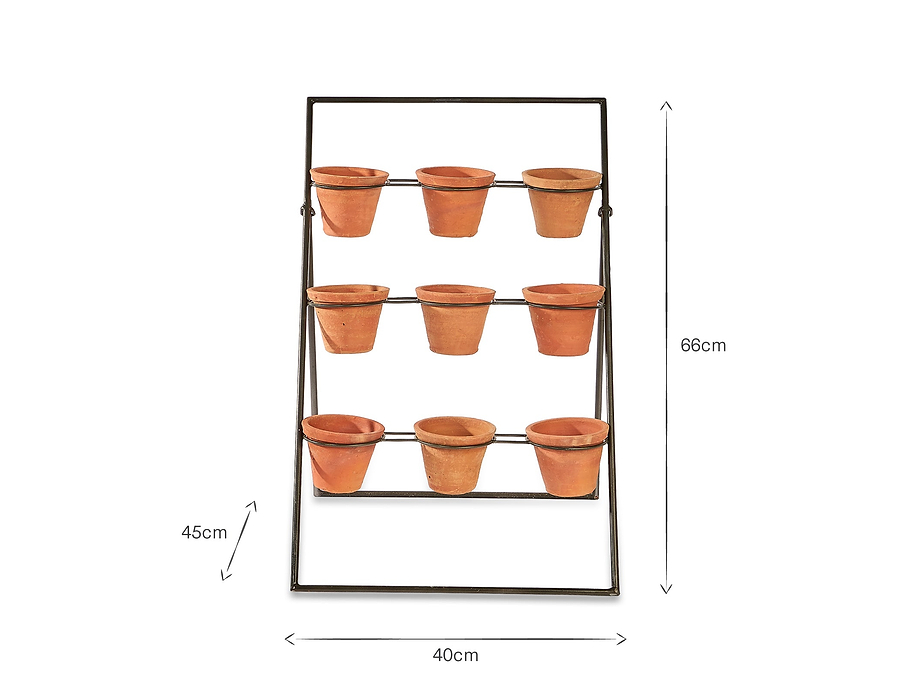 Jara Terracotta Planter Stand