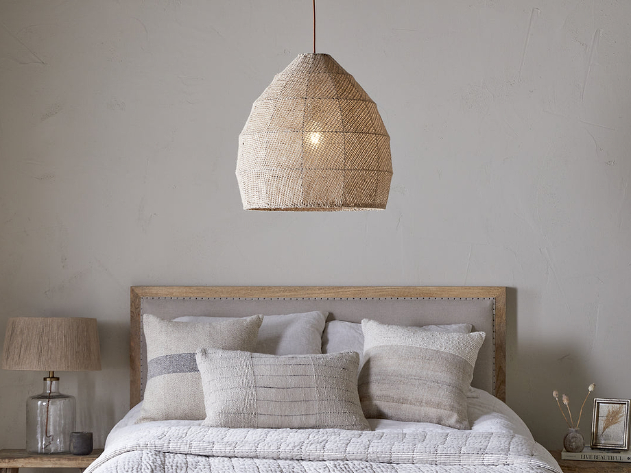 Jahari Woven Jute Pendant - Natural