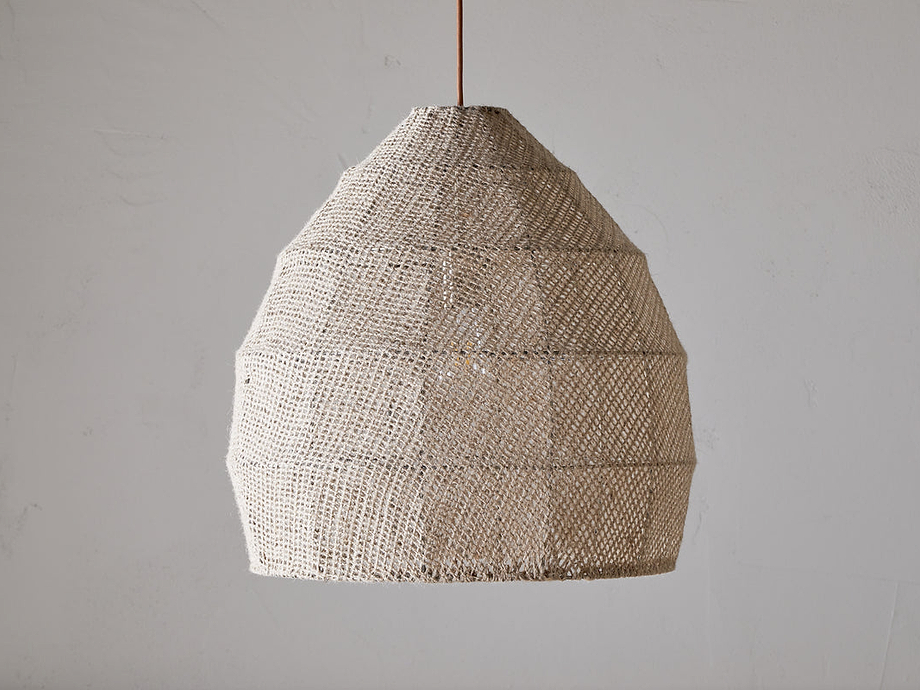 Jahari Woven Jute Pendant - Natural
