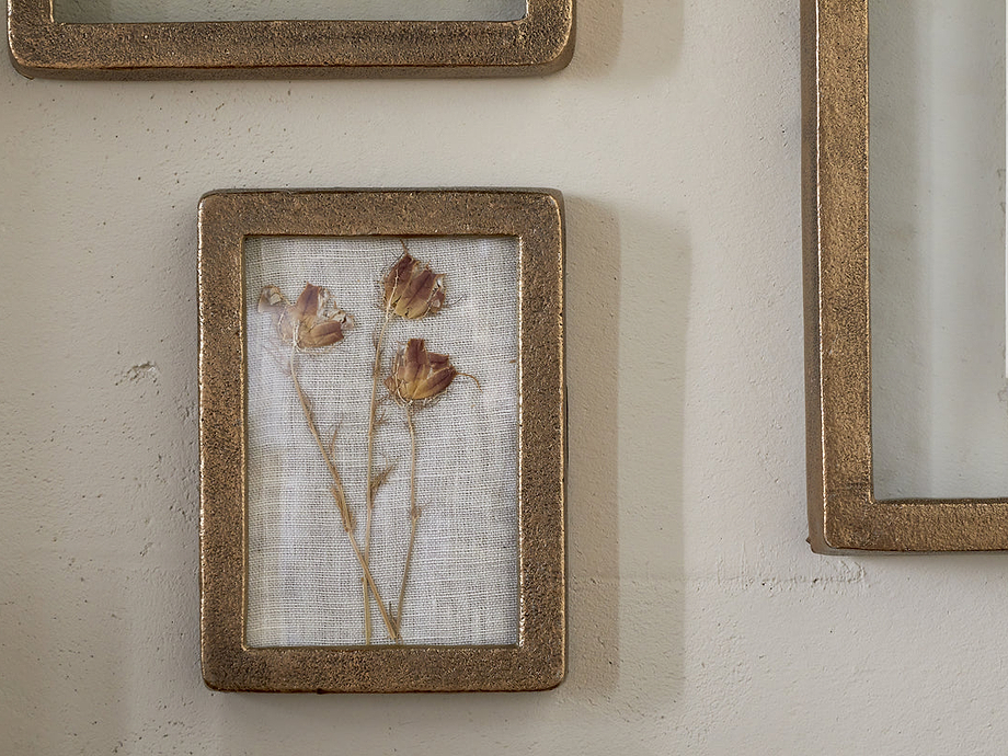 Jahala Wall Hung Photo Frame - Antique Brass
