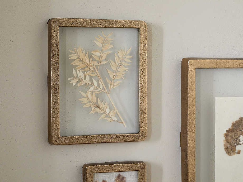 Jahala Wall Hung Photo Frame - Antique Brass