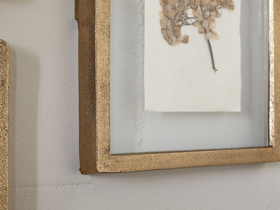 Jahala Wall Hung Photo Frame - Antique Brass