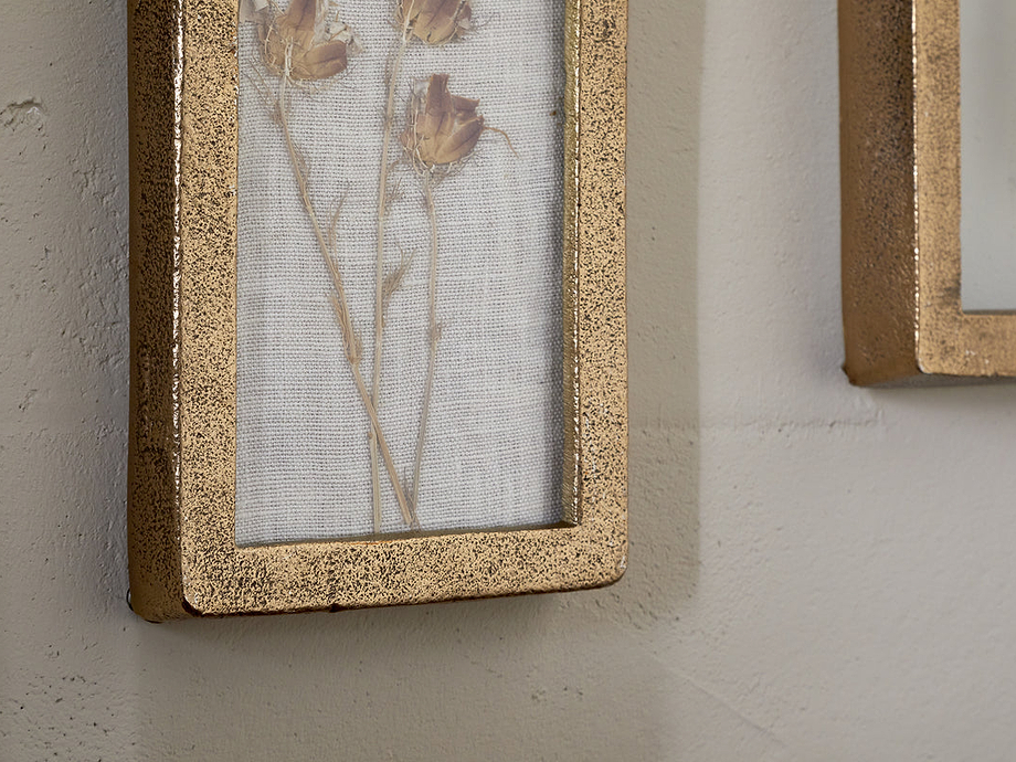 Jahala Wall Hung Photo Frame - Antique Brass