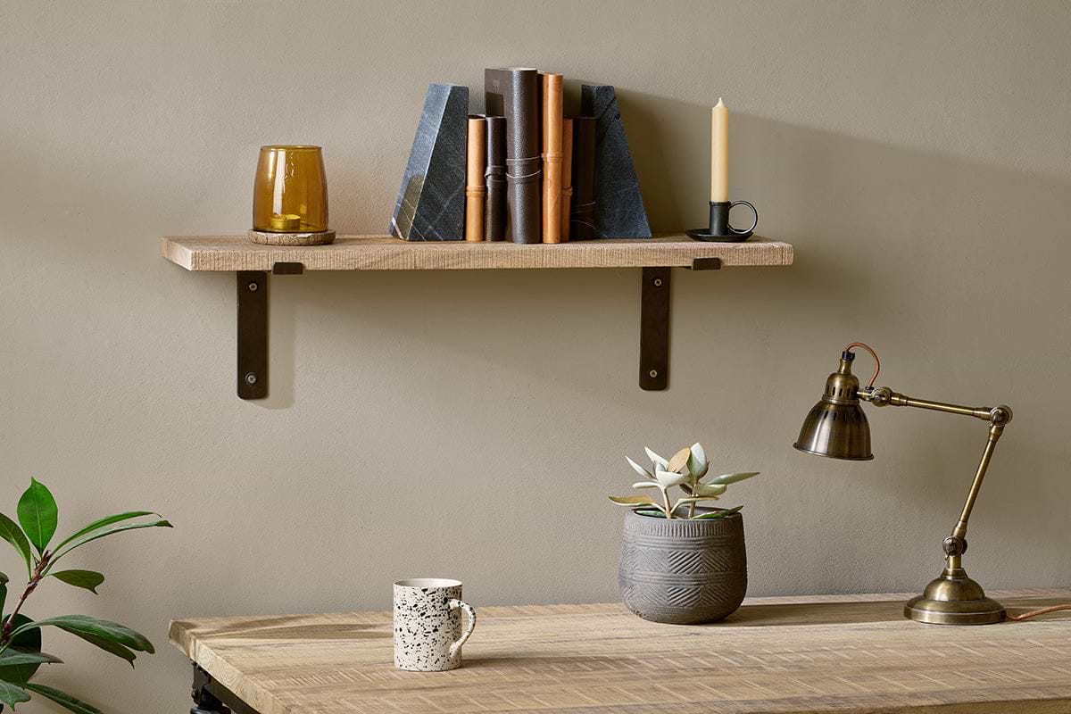 wood iron shelf 440*1200*300〈ナチュラル色〉