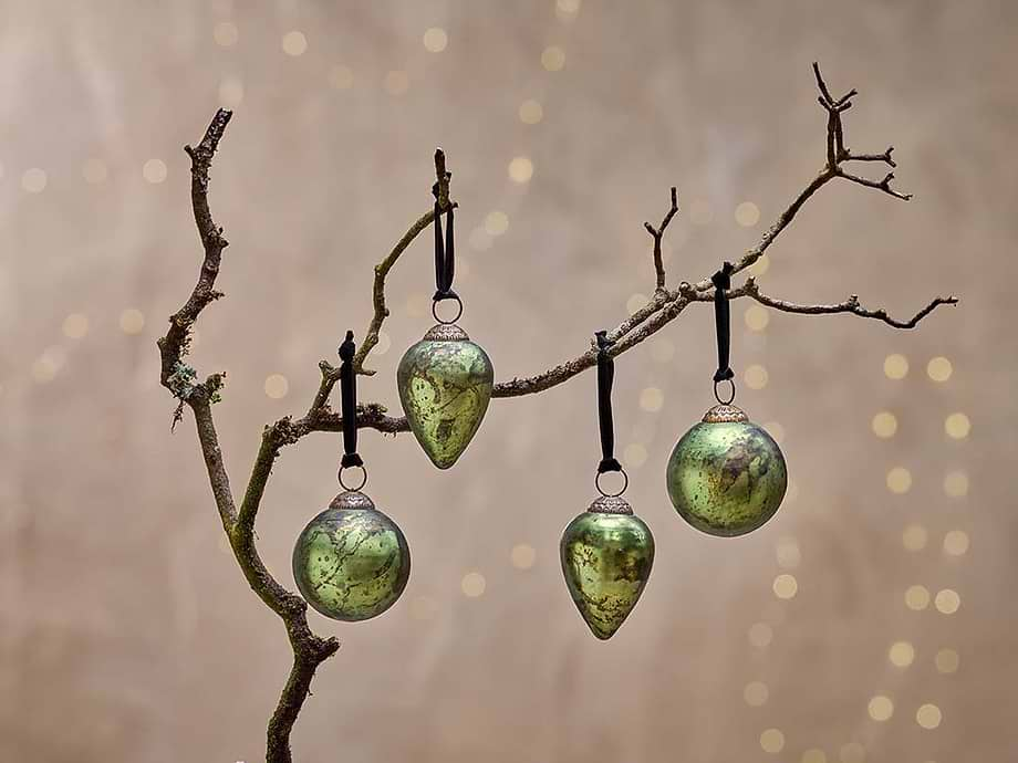 Jalshara Baubles - Moss (Set of 4)