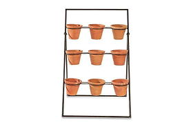 Jara Terracotta Planter Stand