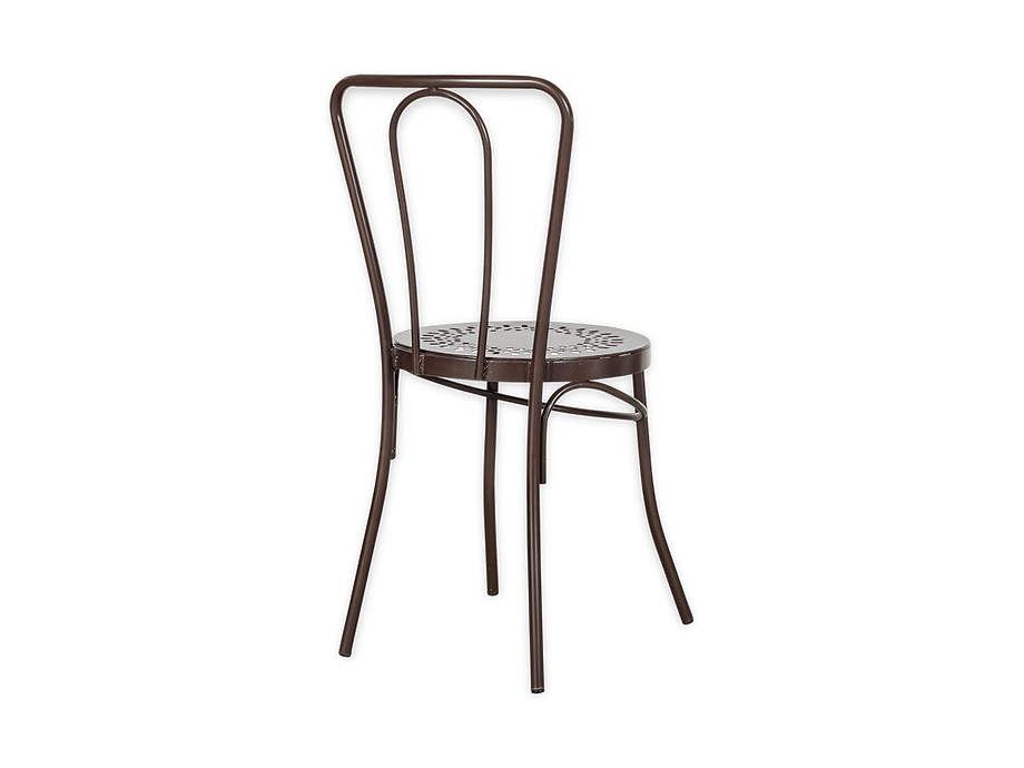 Jeavika Iron Outdoor Bistro Chair  - Black