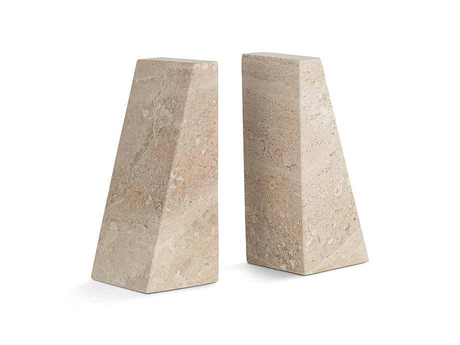 Juda Marble Bookends - Grey