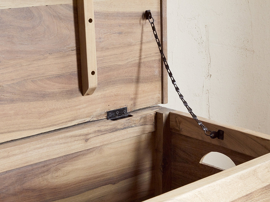 Karadi Reclaimed Wood Storage Bench - Natural