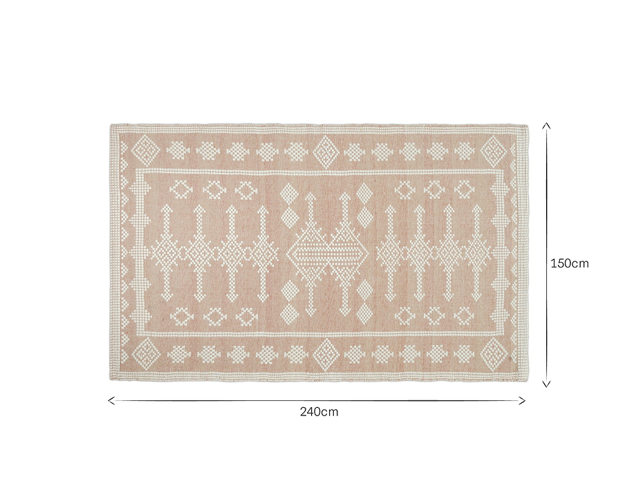 Kittale Wool & Recycled PET Rug - Dusty Pink