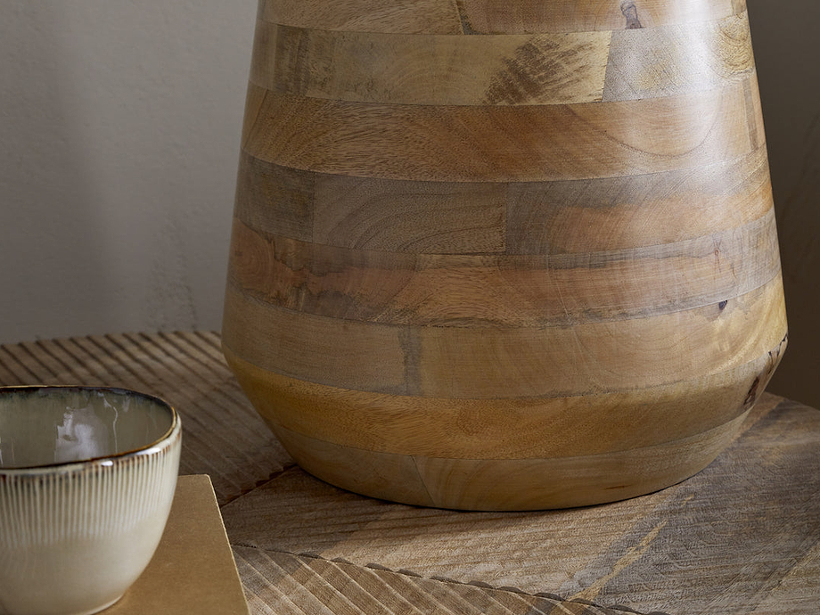 Kayo Statement Table Lamp Mango Wood - Natural