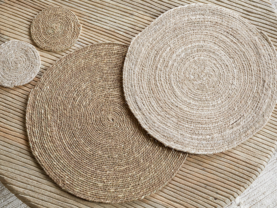 Keso Woven Placemats - Brown (Set of 4)