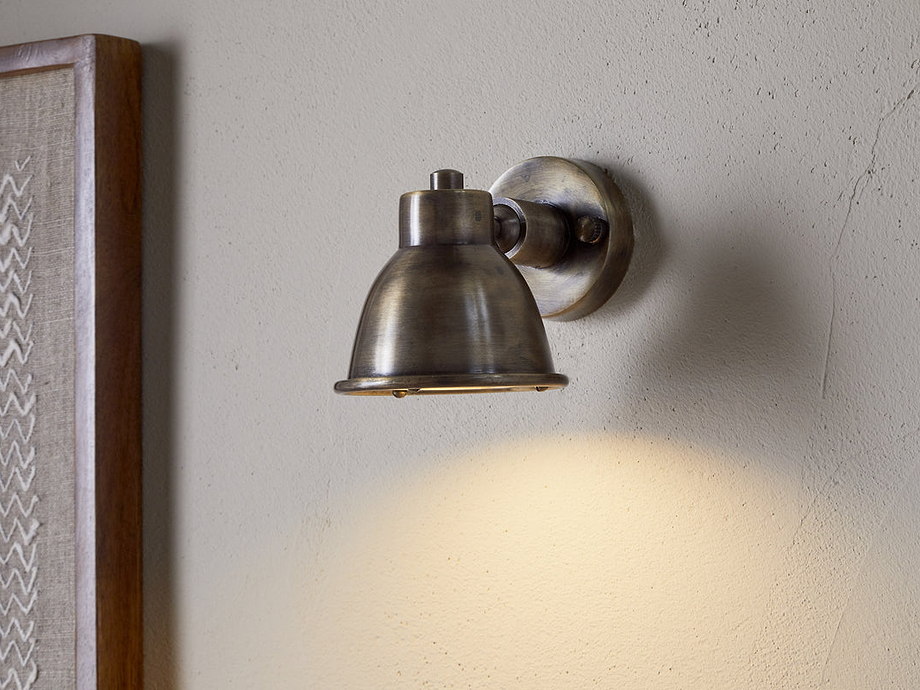Kasai Brass Spotlight - Antique Brass