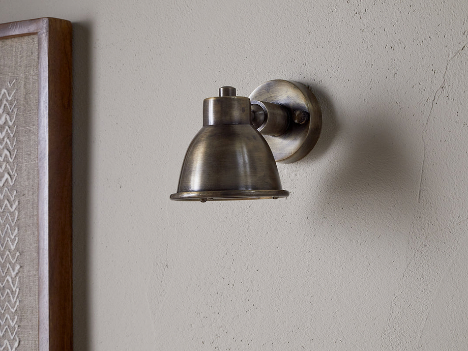 Kasai Brass Spotlight - Antique Brass