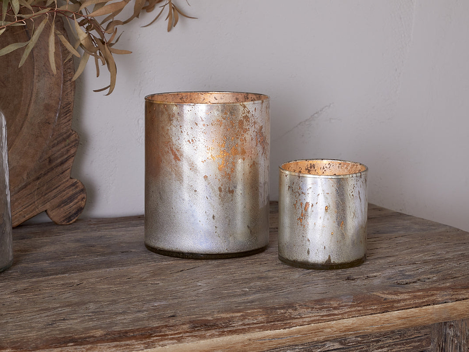 Kunjari Tealight Holders - Rustic Gold