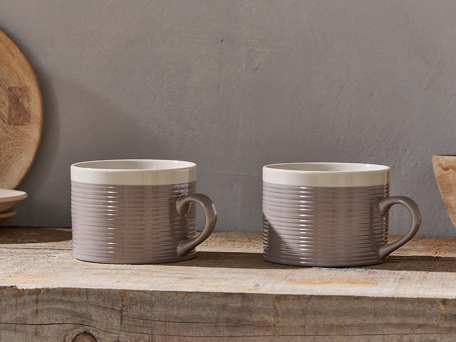 Kai Mugs - Grey (Set of 2)