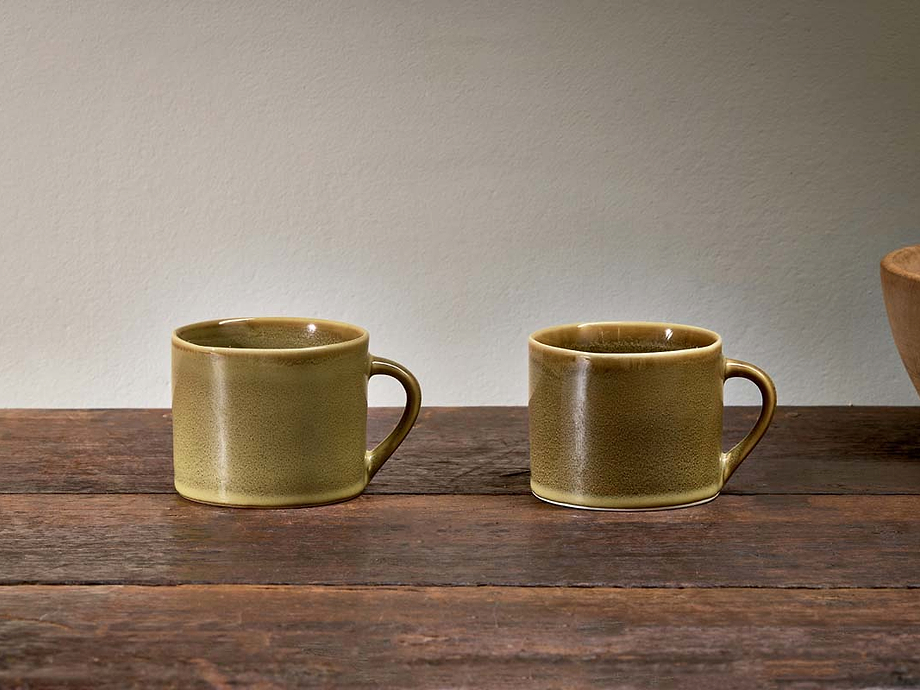 Kalini Mugs - Green - Small (Set of 2)