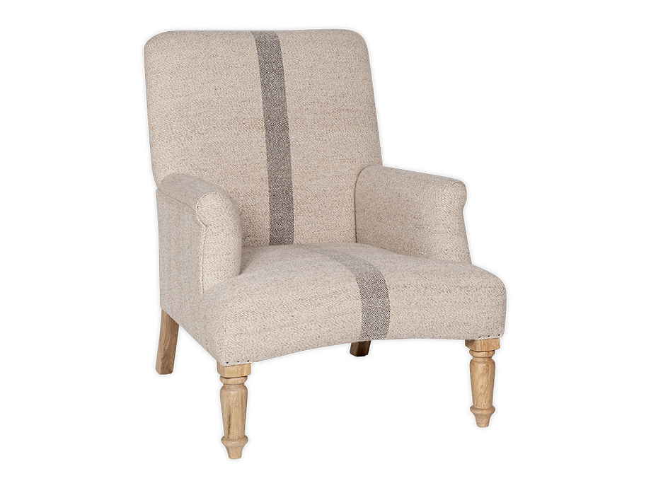 Kallu Wool & Cotton Occasional Chair - Natural