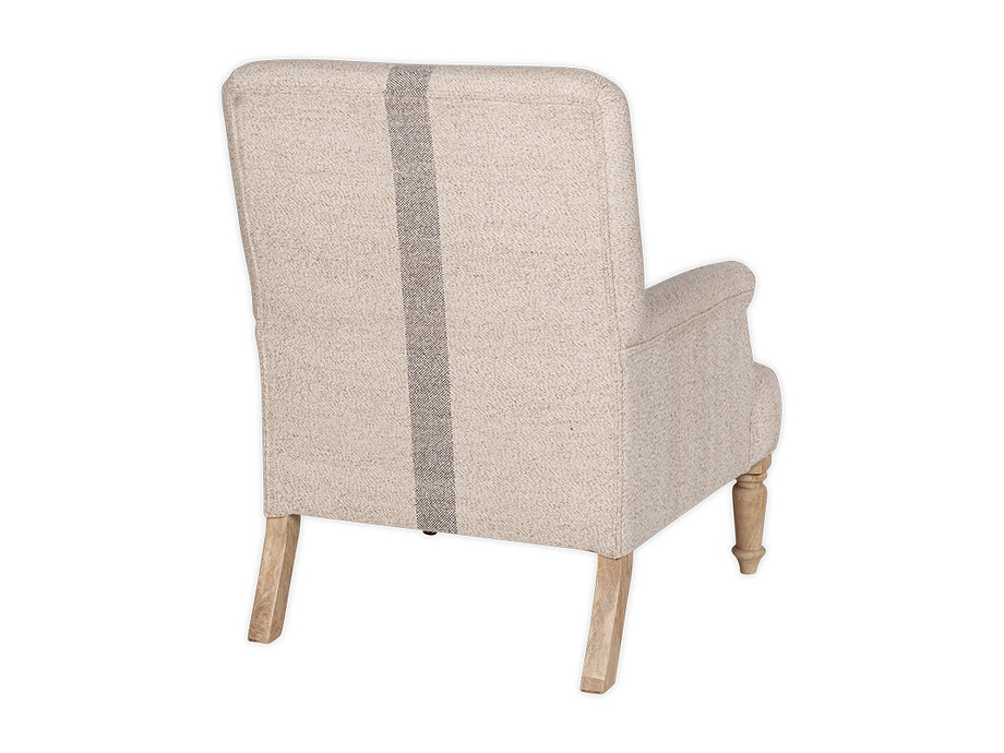 Kallu Wool & Cotton Occasional Chair - Natural