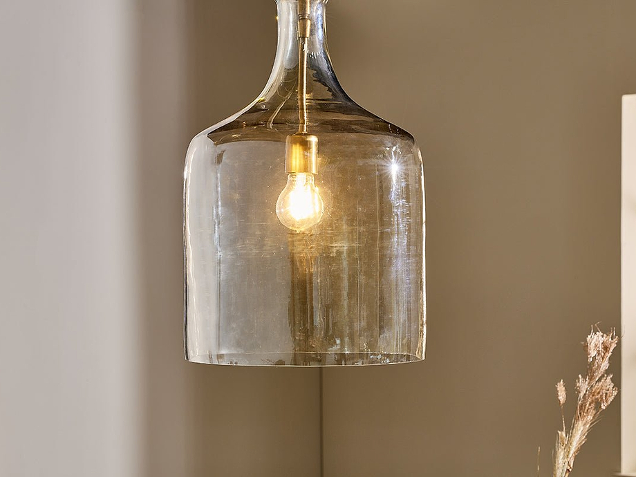 Kalsi Recycled Glass Pendant Light - Lustre - Small