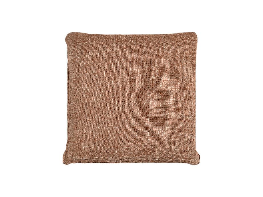 Kana Linen Cushion Cover - Rust