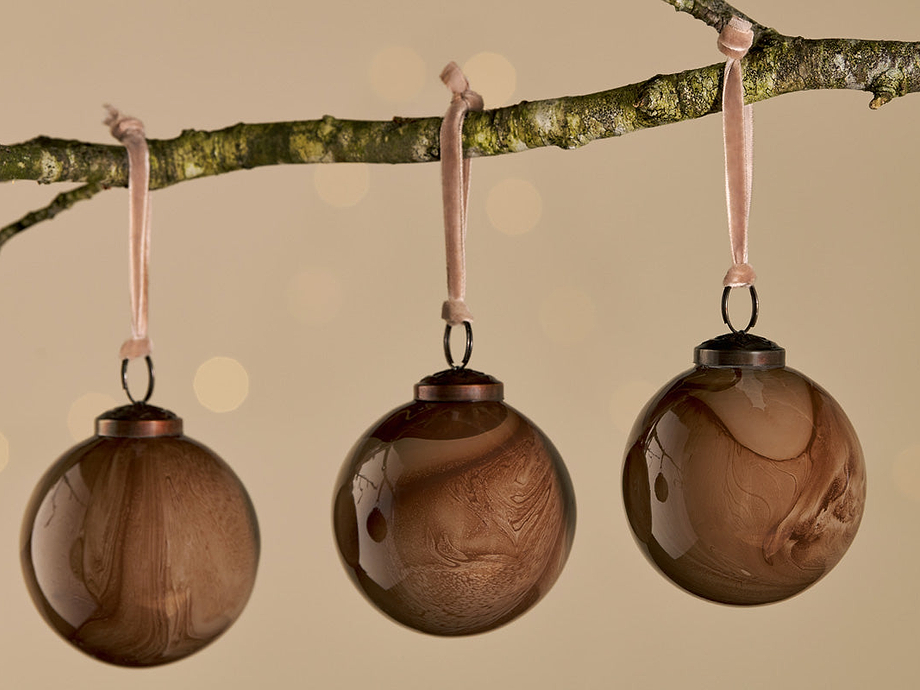 Kancha Baubles - Mocha (Set of 4)