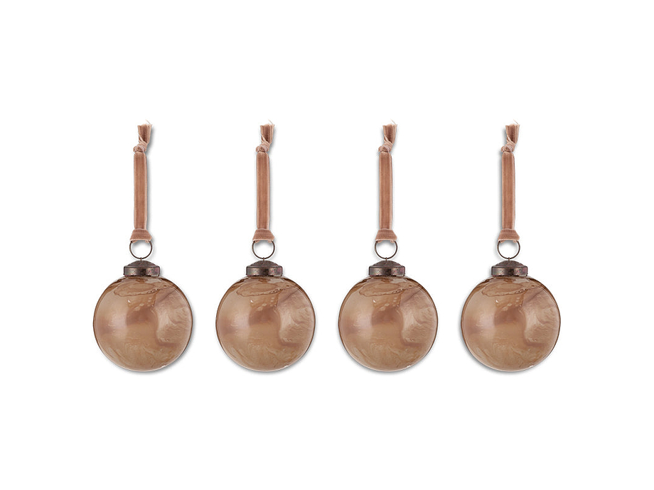 Kancha Baubles - Mocha (Set of 4)