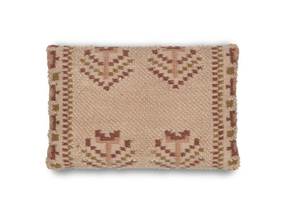 Kandy Wool & Cotton Cushion Cover - Dusty Pink