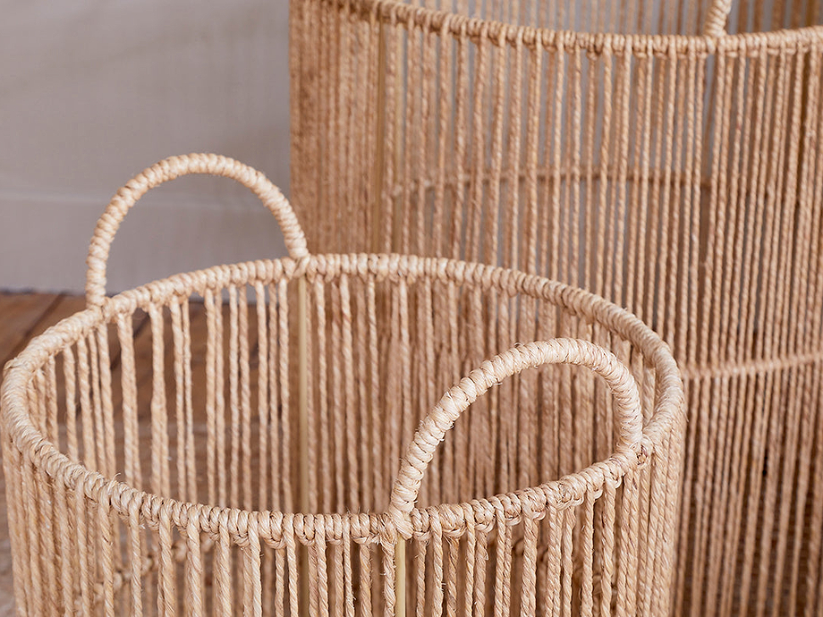Kanika Jute Basket - Natural