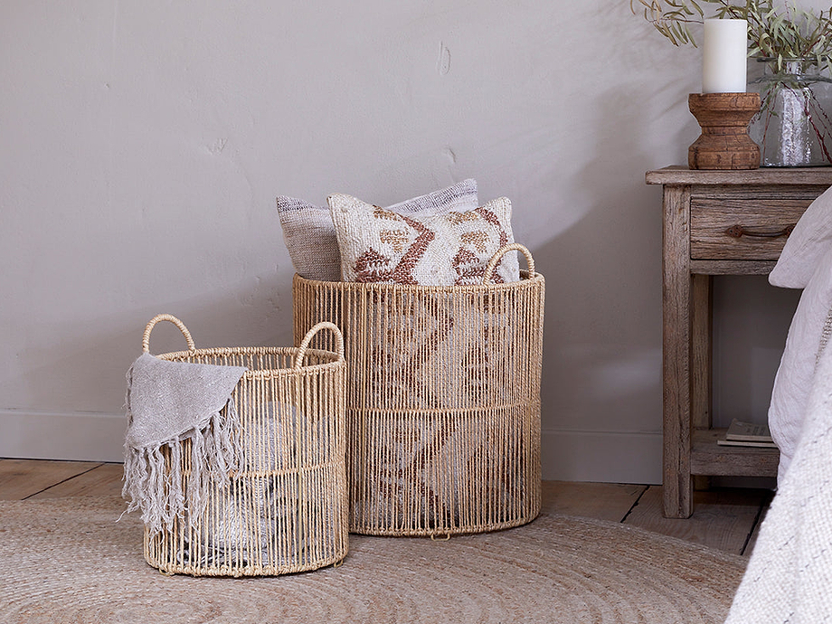 Kanika Jute Basket - Natural