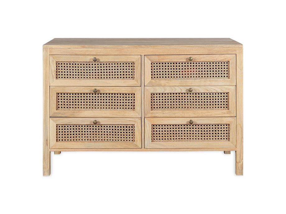 Kanz Mango Wood Chest Of Drawers - Natural