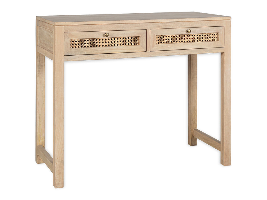 Kanz Mango Wood Writing Desk - Natural