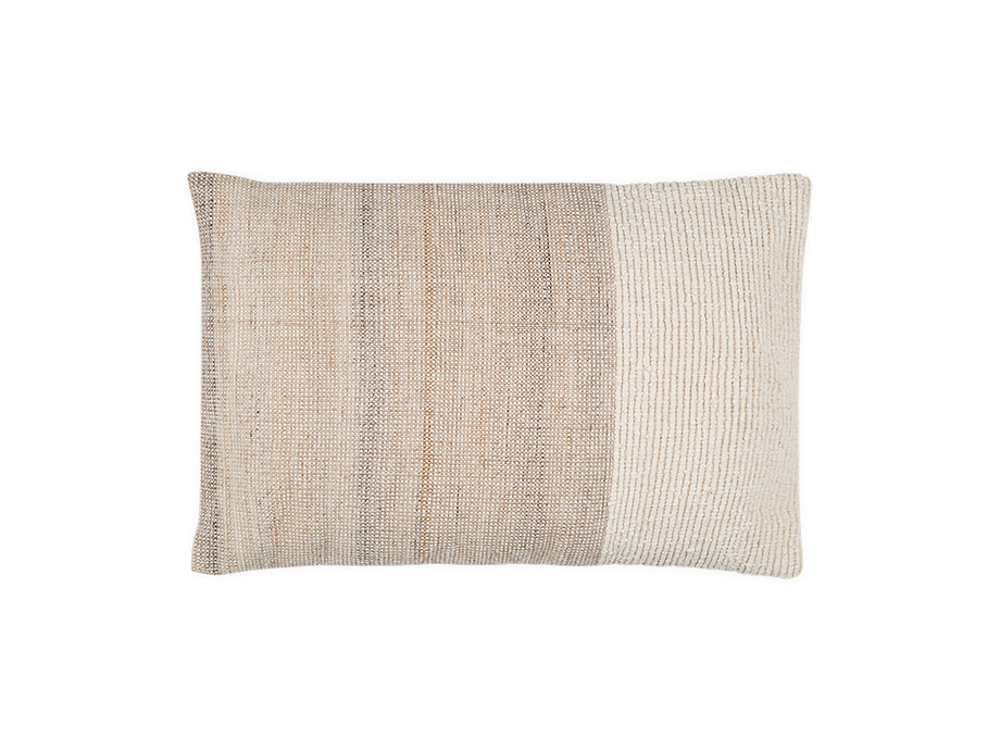 Karaya Cotton & Wool Cushion Cover - Natural