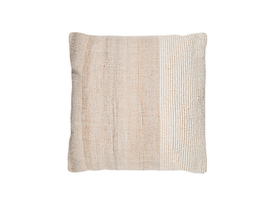 Karaya Cotton & Wool Cushion Cover - Natural