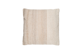 Karaya Cotton & Wool Cushion Cover - Natural