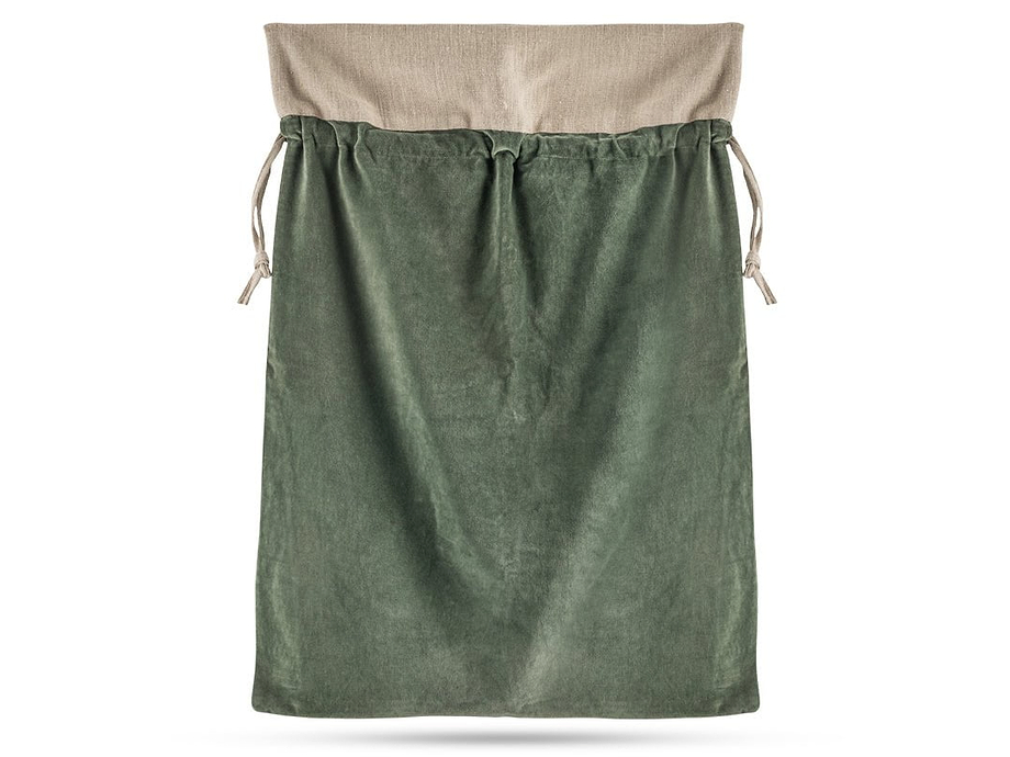 Karru Cotton Velvet Sack - Forest Green