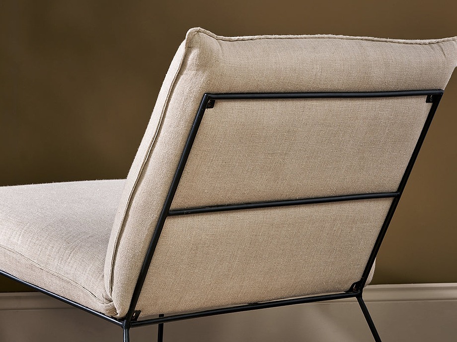 Kashvi Oversized Linen Lounger - Natural