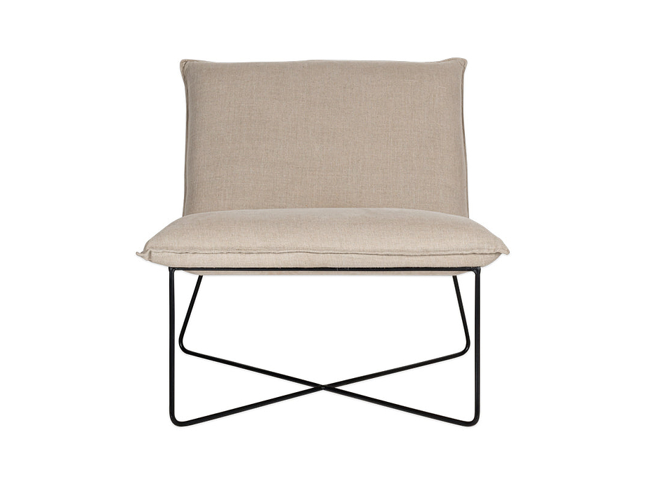 Kashvi Oversized Linen Lounger - Natural